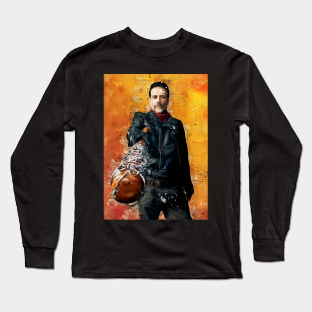 Negan Long Sleeve T-Shirt by Durro